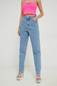 Джинси GCDS жіночі висока посадка колір блакитний (2961598)