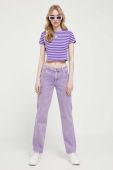 Джинси Guess Originals Go Kit Carpenter жіночі середня посадка колір фіолетовий (3252726)