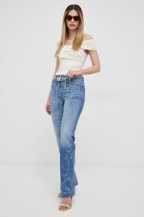 Джинси Marciano Guess жіночі висока посадка колір блакитний (3092607)