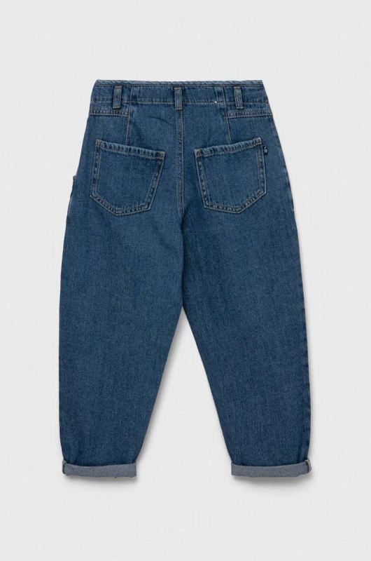 Дитячі джинси United Colors of Benetton Cindy-Slouchy колір блакитний фото 2