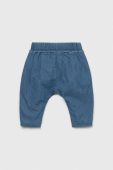 Дитячі бавовняні штанці United Colors of Benetton колір блакитний (3036255)