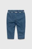 Дитячі бавовняні штанці United Colors of Benetton колір блакитний (3036259)