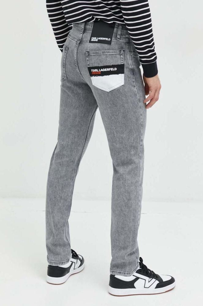 Джинси Karl Lagerfeld Jeans чоловічі колір сірий (3004142)