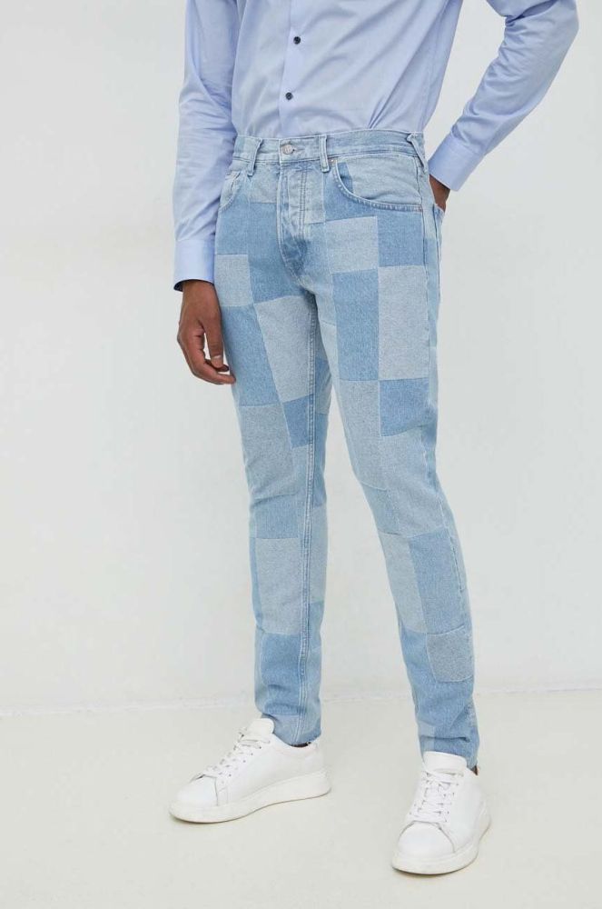 Джинси Pepe Jeans Callen Weave чоловічі колір блакитний