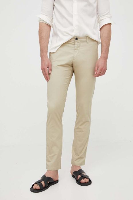 Штани Sisley чоловічі колір бежевий фасон chinos (3248000) Штани Sisley чоловічі колір бежевий фасон chinos (3248000)