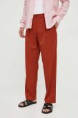 Штани United Colors of Benetton чоловічі колір коричневий пряме (3211760)