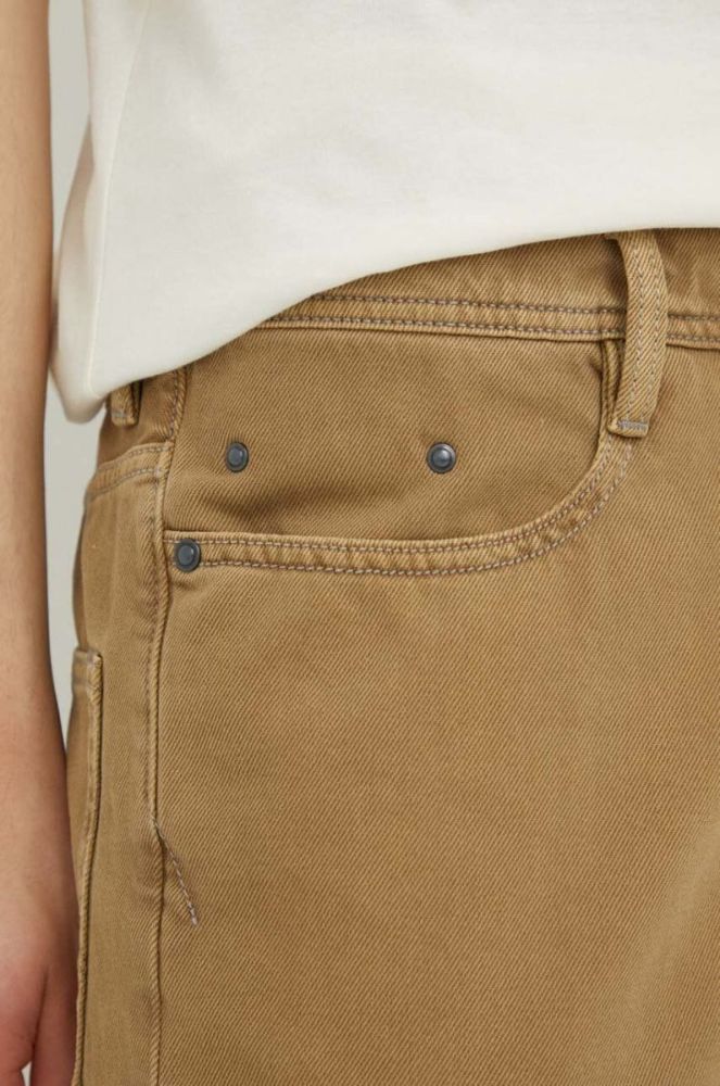 Бавовняні штани G-Star Raw колір бежевий пряме (3258013) фото 4