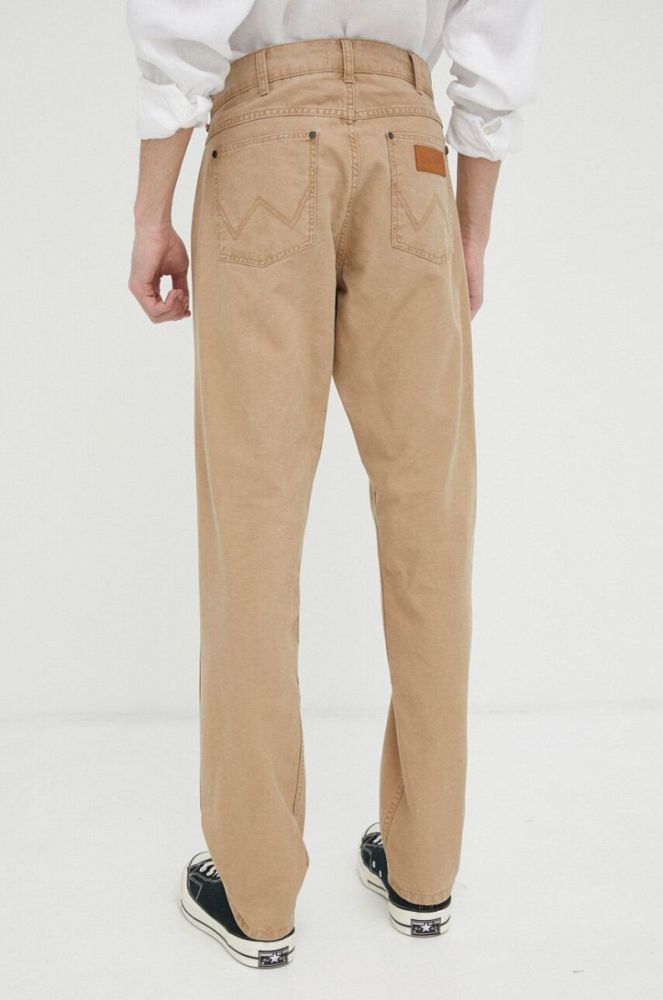 Джинси Wrangler Greensboro чоловічі колір коричневий (3178610) фото 3