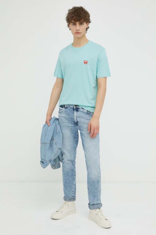 Джинси Wrangler Larston чоловічі колір блакитний (3259317) фото 2