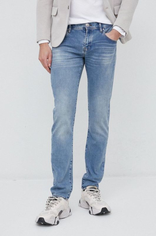 Джинси Armani Exchange чоловічі колір блакитний (3092638)