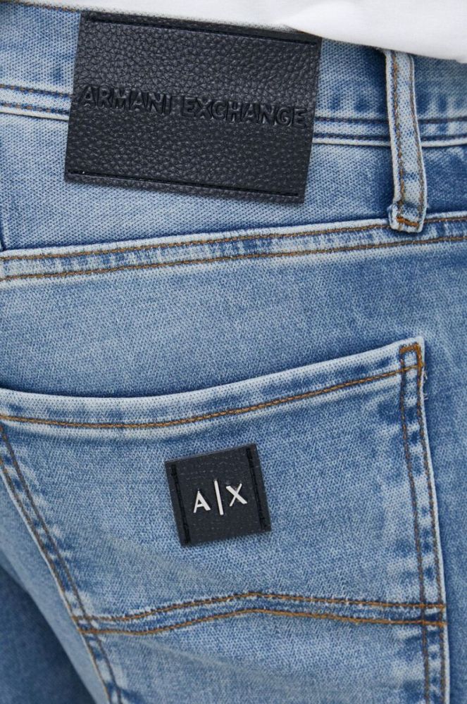 Джинси Armani Exchange чоловічі колір блакитний (3092638) фото 4