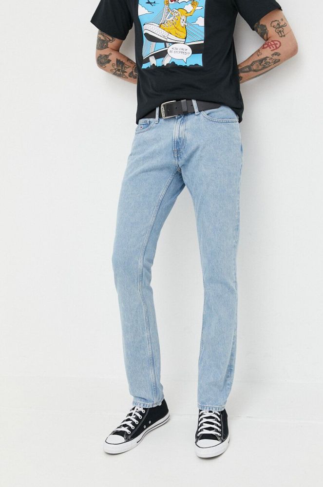 Джинси Tommy Jeans Scanton чоловічі колір блакитний (3208535)