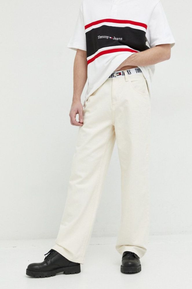 Джинси Tommy Jeans Aiden чоловічі колір тілесний (3089445) фото 2