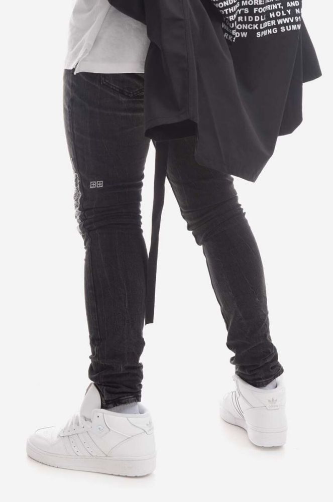 Джинси KSUBI Chitch Streets чоловічі MPS23DJ001-BLACK колір чорний фото 6
