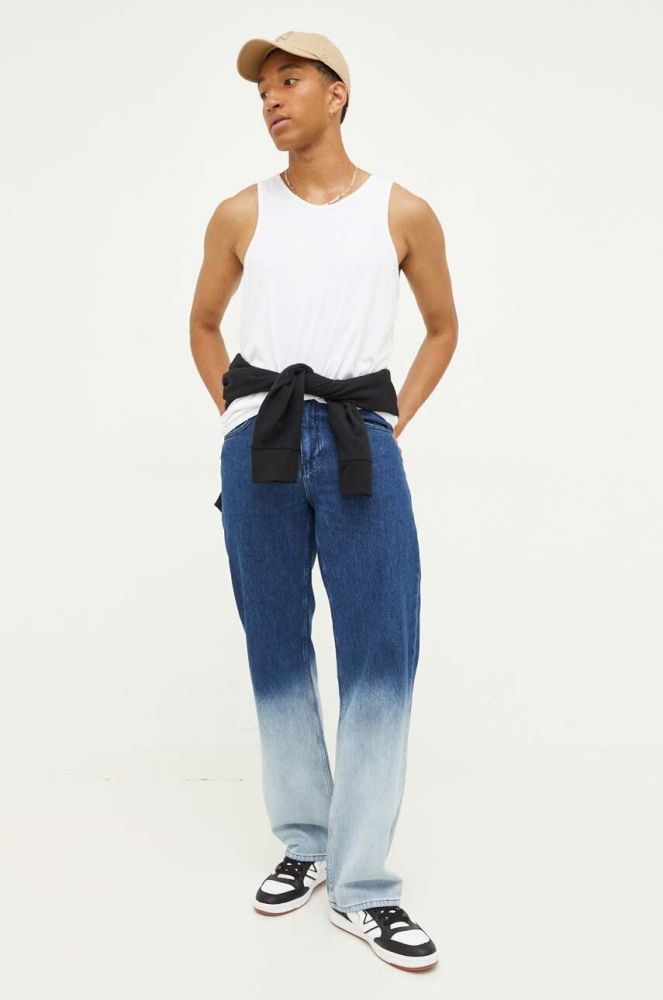 Джинси Karl Lagerfeld Jeans чоловічі колір блакитний (3370766)