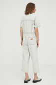 Джинсовий комбінезон American Vintage колір білий з бавовни