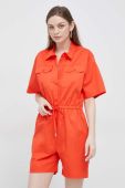 Комбінезон PS Paul Smith колір помаранчевий з коміром