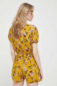 Комбінезон Protest колір жовтий декольте трикутник