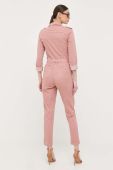 Комбінезон Morgan колір рожевий з коміром