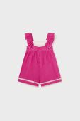 Комбінезон для немовлят Mayoral колір рожевий з домішкою льону