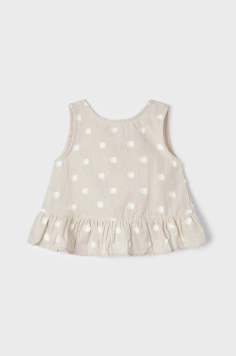 Дитяча блузка Mayoral колір бежевий (2954999) Дитяча блузка Mayoral колір бежевий (2954999)