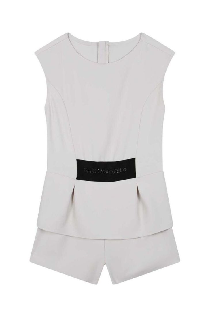 Дитячий комбінезон Karl Lagerfeld колір бежевий (3095174)
