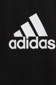 Дитячі спортивні штани adidas U BL колір чорний з принтом