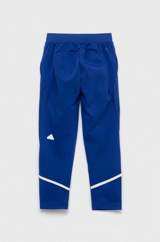 Дитячі спортивні штани adidas B D4GMDY однотонні колір блакитний фото 2