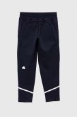 Дитячі спортивні штани adidas B D4GMDY колір синій з принтом