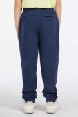 Дитячі спортивні штани Guess колір синій з принтом
