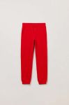 Дитячі бавовняні штани OVS колір червоний однотонні (3045622) Дитячі бавовняні штани OVS колір червоний однотонні (3045622)