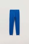 Дитячі бавовняні штани OVS однотонні колір блакитний (3045631) Дитячі бавовняні штани OVS однотонні колір блакитний (3045631)
