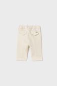 Штани для немовлят Mayoral Newborn колір бежевий візерунок