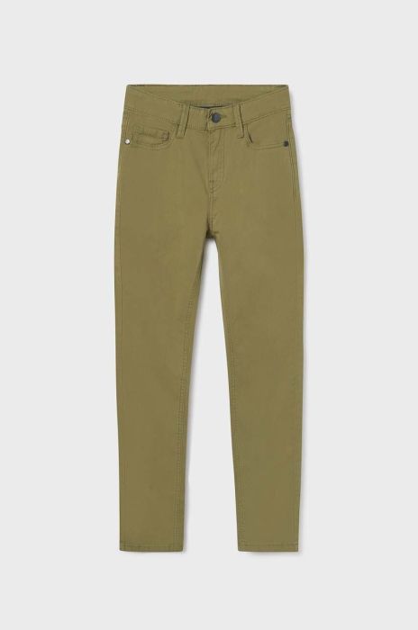 Дитячі штани Mayoral колір зелений однотонні (3019889)