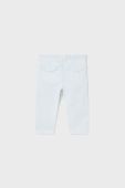 Дитячі бавовняні штанці Mayoral однотонні колір блакитний
