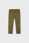 Дитячі штани Mayoral колір зелений однотонні (2931851)