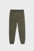Дитячі спортивні штани Mayoral колір зелений однотонні (2951588)