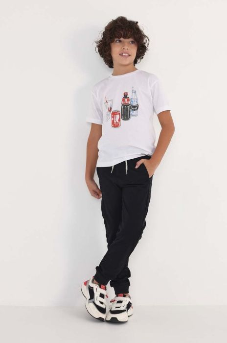 Дитячі спортивні штани Mayoral колір чорний однотонні (2951583)