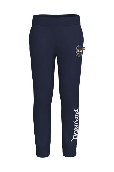 Дитячі спортивні штани Lego x Ninjago колір синій з принтом