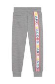 Дитячі спортивні штани Marc Jacobs колір сірий з принтом