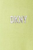 Спортивні штани Dkny колір жовтий з принтом