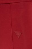 Штани Guess жіночі колір червоний однотонні