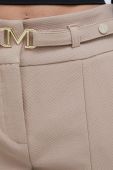 Штани Marciano Guess жіночі колір бежевий облягаюче висока посадка (2947983)