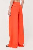 Штани Notes du Nord жіночі колір помаранчевий широке висока посадка