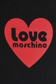 Спортивні штани Love Moschino колір чорний з принтом