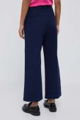 Штани Polo Ralph Lauren жіночі колір синій широке висока посадка