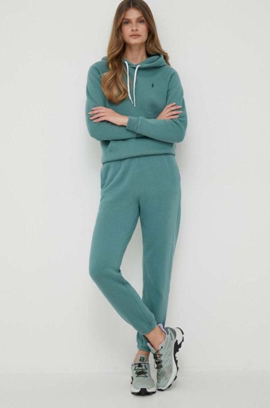 Спортивні штани Polo Ralph Lauren колір зелений однотонні (3387845) фото 2