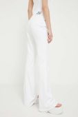 Джинси Love Moschino жіночі колір білий висока посадка (3320327)