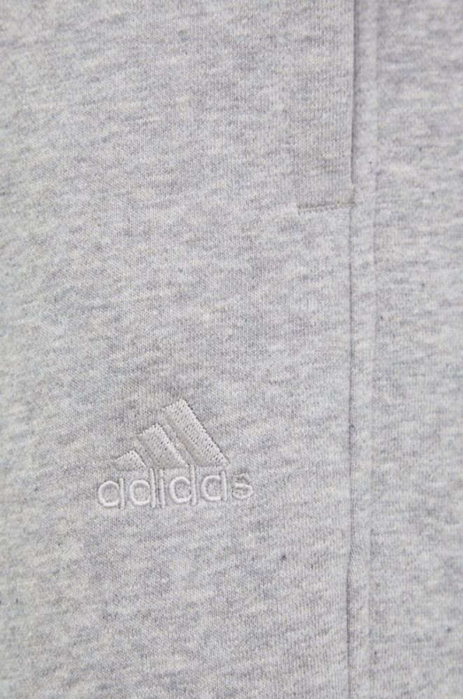 Спортивні штани adidas жіночі колір сірий меланж (2933767) фото 4