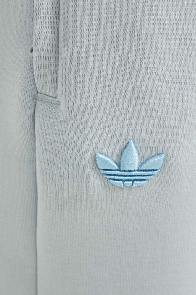 Спортивні штани adidas Originals колір сірий з аплікацією фото 4